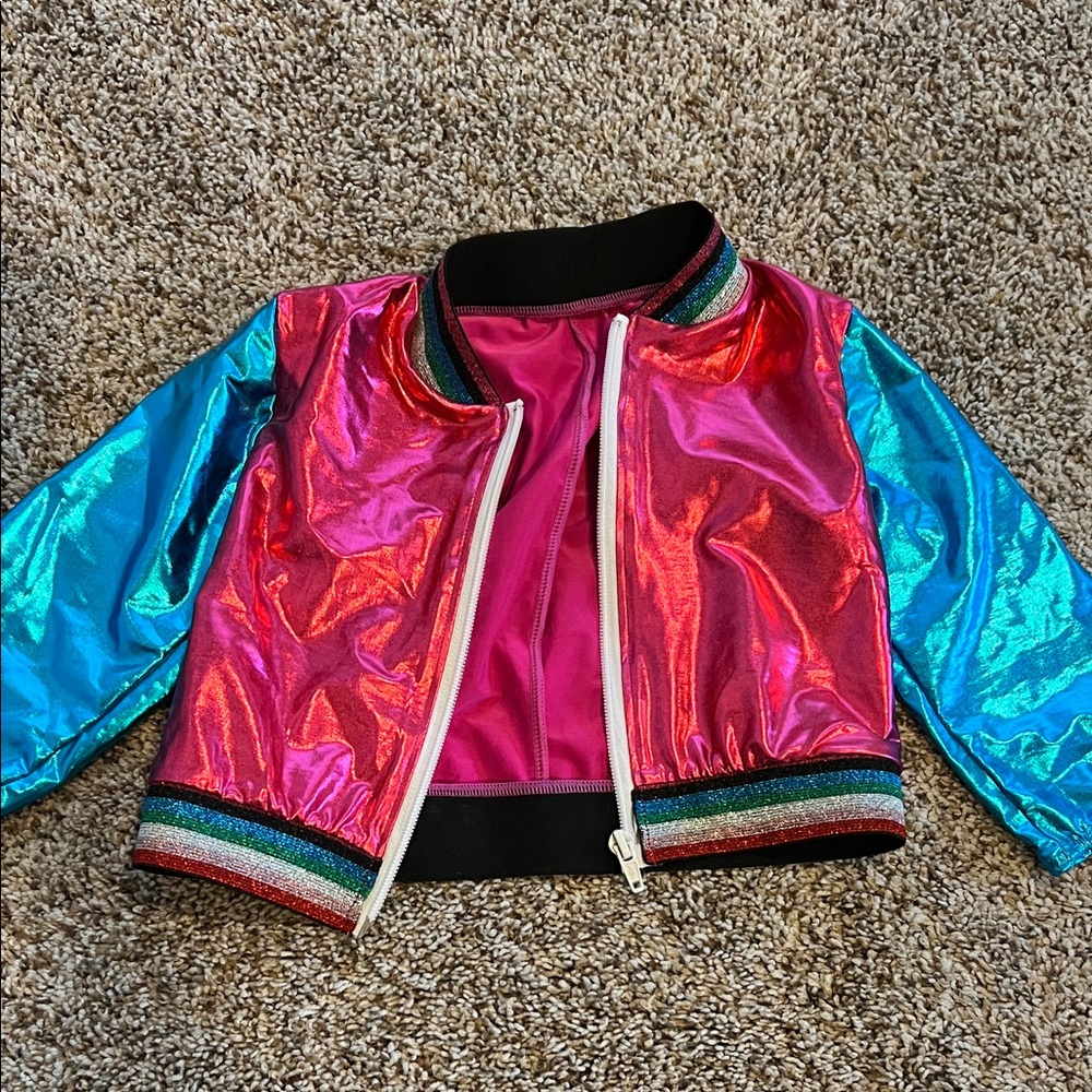 Pink and Blue Kids Dance Costume - Picture 6 of 6